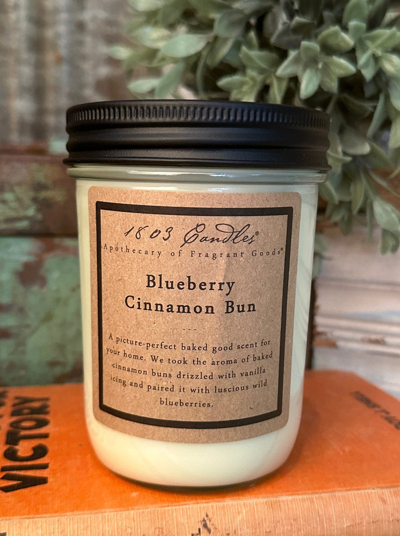 Blueberry Cinnamon Bun Candle