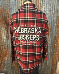 Nebraska Husker Flannel