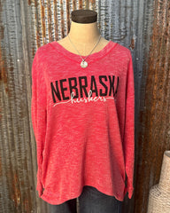 Ribbed Nebraska Long Sleeve