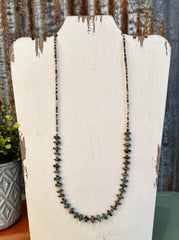 Turquoise and Multi Bead Necklace
