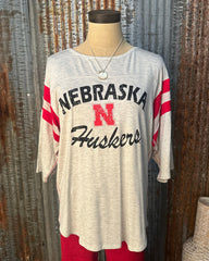 Nebraska Baseball Tee