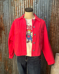Red Nebraska Jean Jacket