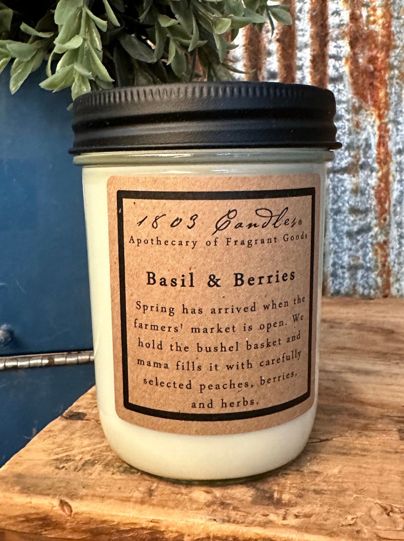 Basil & Berries Candle