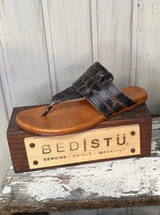 Yoli Blk Lux Sandal by BedSTU