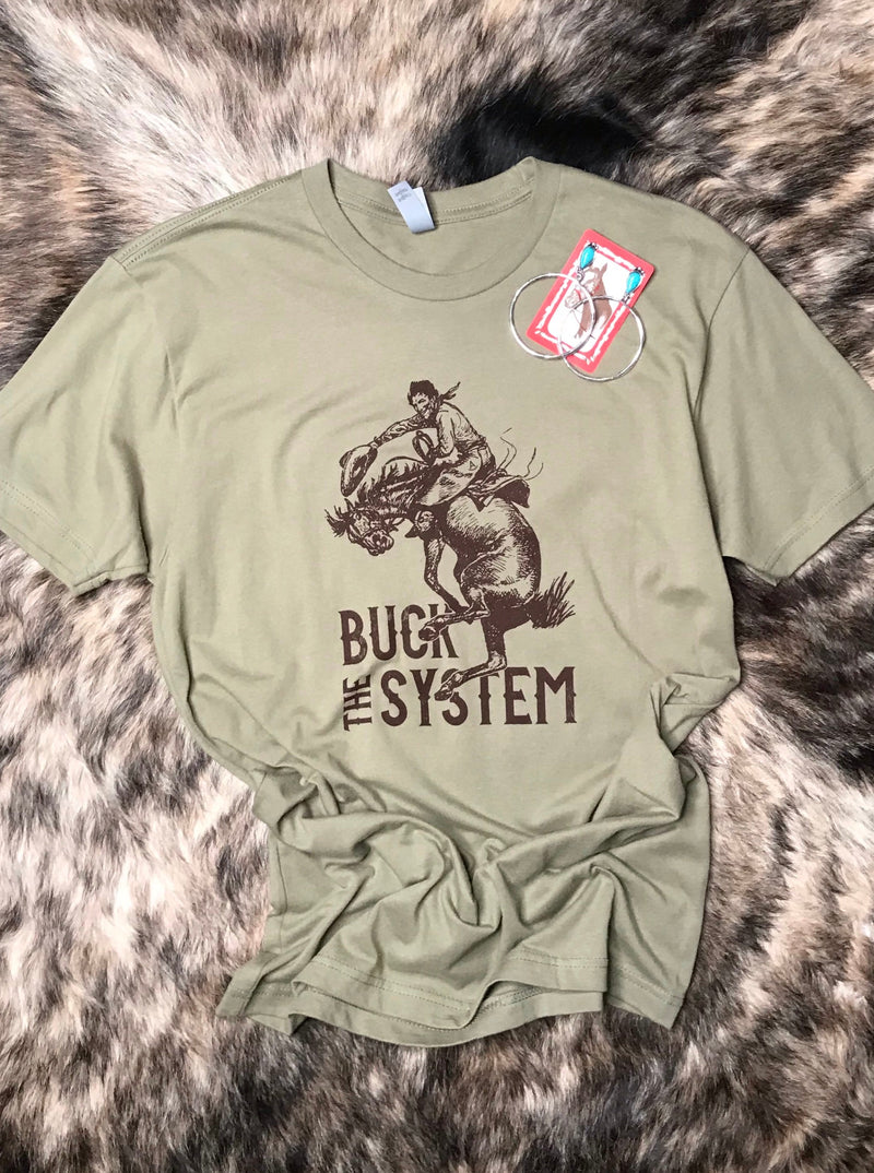Buck the System Graphic Tee